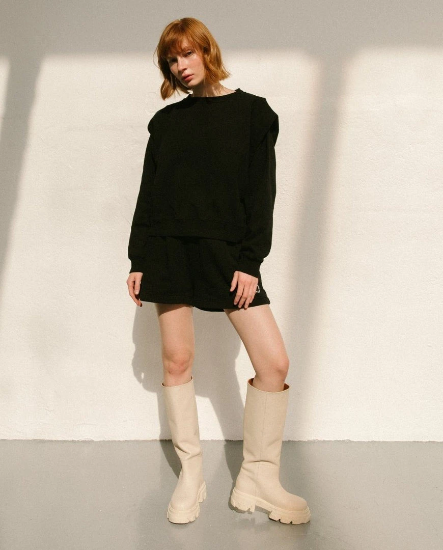 ALOHAS Doppio Sweatshirt Black 7 ALOHAS Doppio Sweatshirt Black