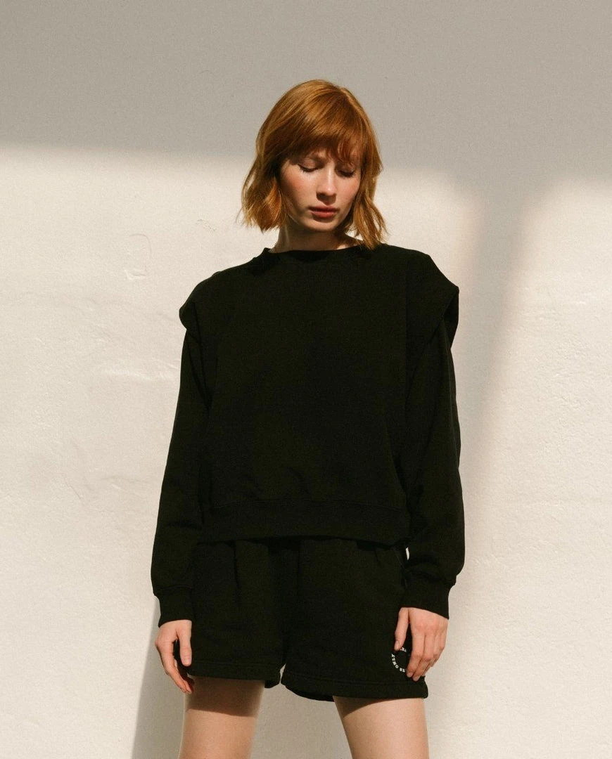 ALOHAS Doppio Sweatshirt Black 5 ALOHAS Doppio Sweatshirt Black