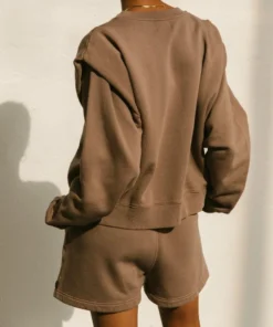 ALOHAS Doppio Sweatshirt Nutmeg Brown
