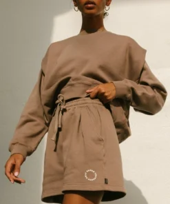 ALOHAS Doppio Sweatshirt Nutmeg Brown