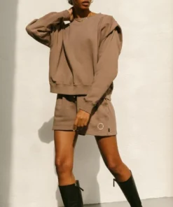 ALOHAS Doppio Sweatshirt Nutmeg Brown