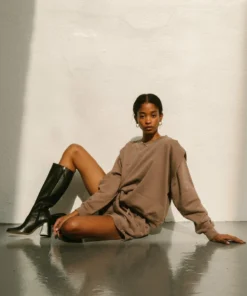 ALOHAS Doppio Sweatshirt Nutmeg Brown