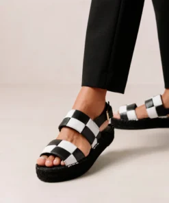 ALOHAS Double Strap Scacchi Black & White