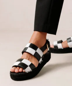 ALOHAS Double Strap Scacchi Black & White