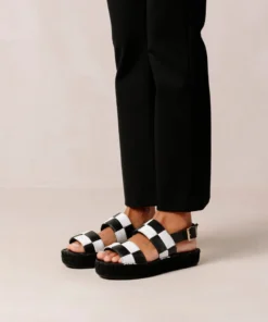 ALOHAS Double Strap Scacchi Black & White