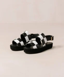 ALOHAS Double Strap Scacchi Black & White