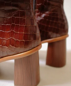 ALOHAS East Croco Brown Shoes 15 ALOHAS East Croco Brown Shoes