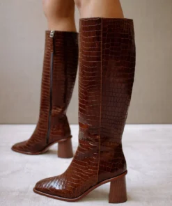 ALOHAS East Croco Brown Shoes 12 ALOHAS East Croco Brown Shoes