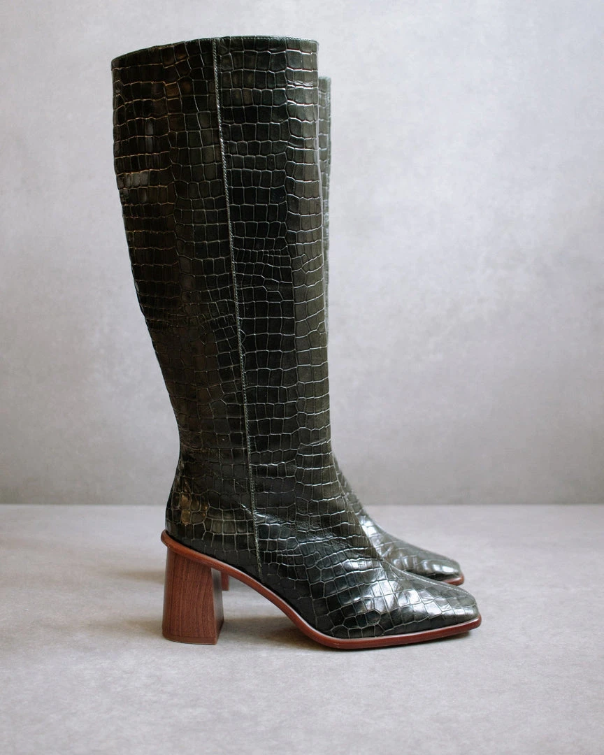 ALOHAS Shoes East Croco Forest 2 ALOHAS Shoes East Croco Forest