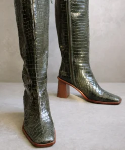 ALOHAS Shoes East Croco Forest 8 ALOHAS Shoes East Croco Forest