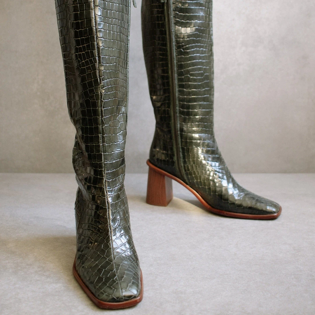 ALOHAS Shoes East Croco Forest 3 ALOHAS Shoes East Croco Forest