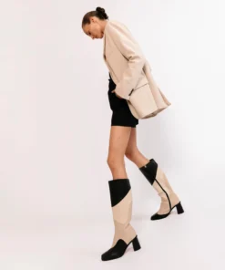 ALOHAS Shoes East Patchwork Kaleidoscope Black