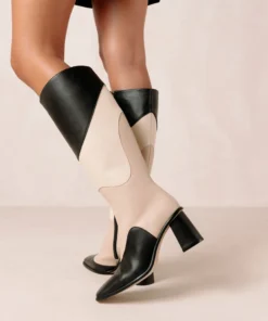 ALOHAS Shoes East Patchwork Kaleidoscope Black