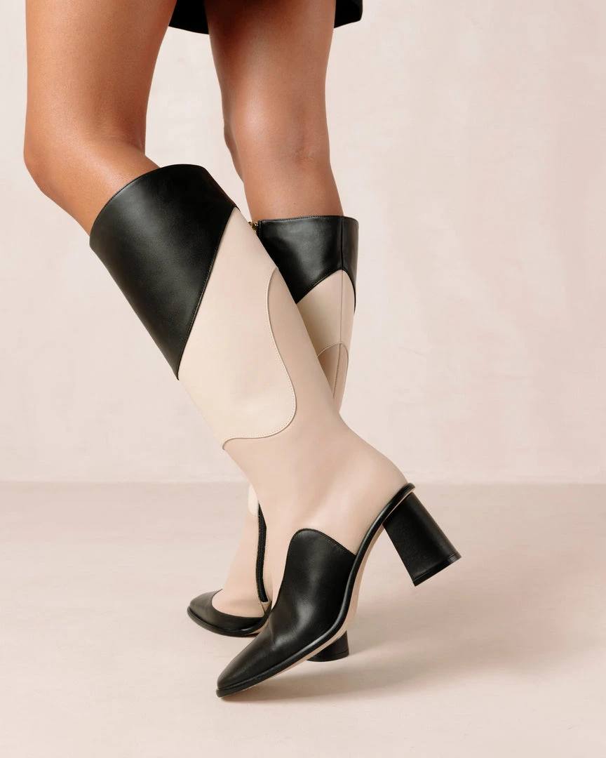 ALOHAS Shoes East Patchwork Kaleidoscope Black 1 ALOHAS Shoes East Patchwork Kaleidoscope Black