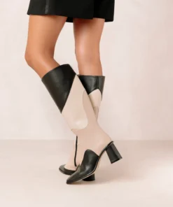 ALOHAS Shoes East Patchwork Kaleidoscope Black 15 ALOHAS Shoes East Patchwork Kaleidoscope Black