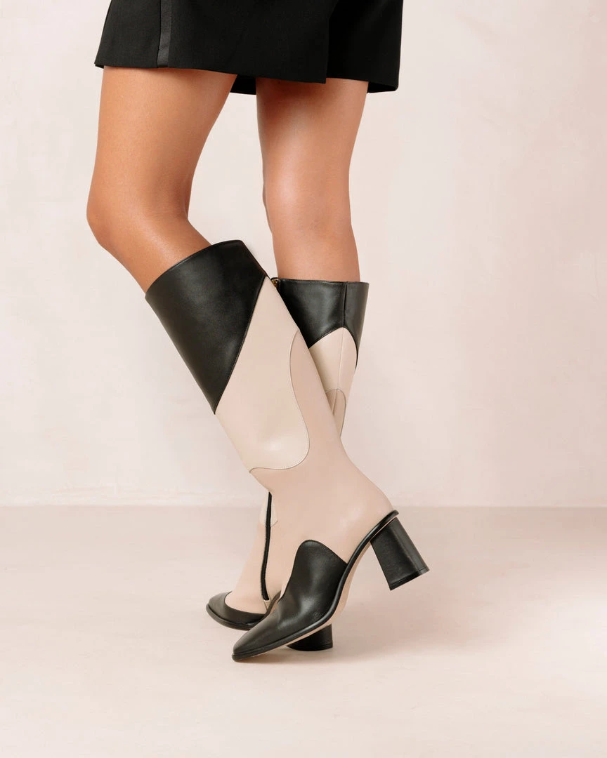 ALOHAS Shoes East Patchwork Kaleidoscope Black 6 ALOHAS Shoes East Patchwork Kaleidoscope Black