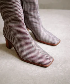 ALOHAS East Vegan Grey Check Shoes