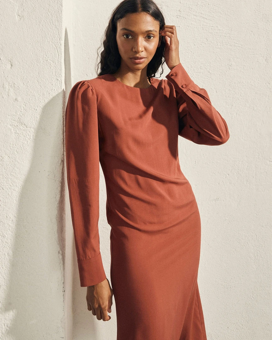 ALOHAS Exclesa Dress Terracota 5 ALOHAS Exclesa Dress Terracota