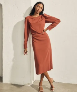 ALOHAS Exclesa Dress Terracota 13 ALOHAS Exclesa Dress Terracota