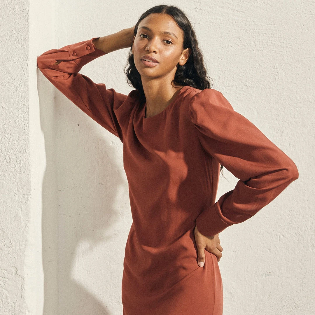 ALOHAS Exclesa Dress Terracota 3 ALOHAS Exclesa Dress Terracota