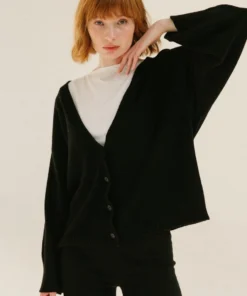 ALOHAS Expresso Cardigan Black Clothing