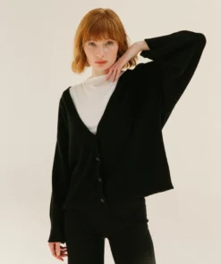 ALOHAS Expresso Cardigan Black Clothing