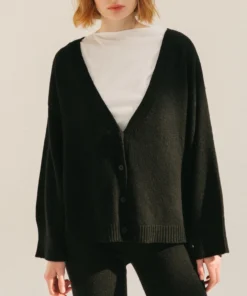 ALOHAS Expresso Cardigan Black Clothing