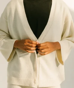 ALOHAS Expresso Cardigan Ivory