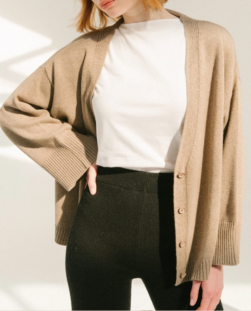 ALOHAS Expresso Cardigan Nutmeg Clothing 1 ALOHAS Expresso Cardigan Nutmeg Clothing