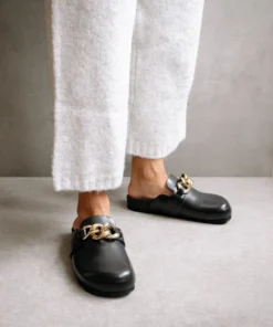 ALOHAS Shoes Fireplace Chain Black 14 ALOHAS Shoes Fireplace Chain Black