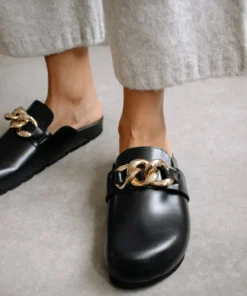 ALOHAS Shoes Fireplace Chain Black 11 ALOHAS Shoes Fireplace Chain Black