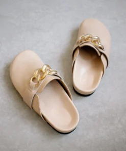ALOHAS Fireplace Chain Stone Beige Shoes