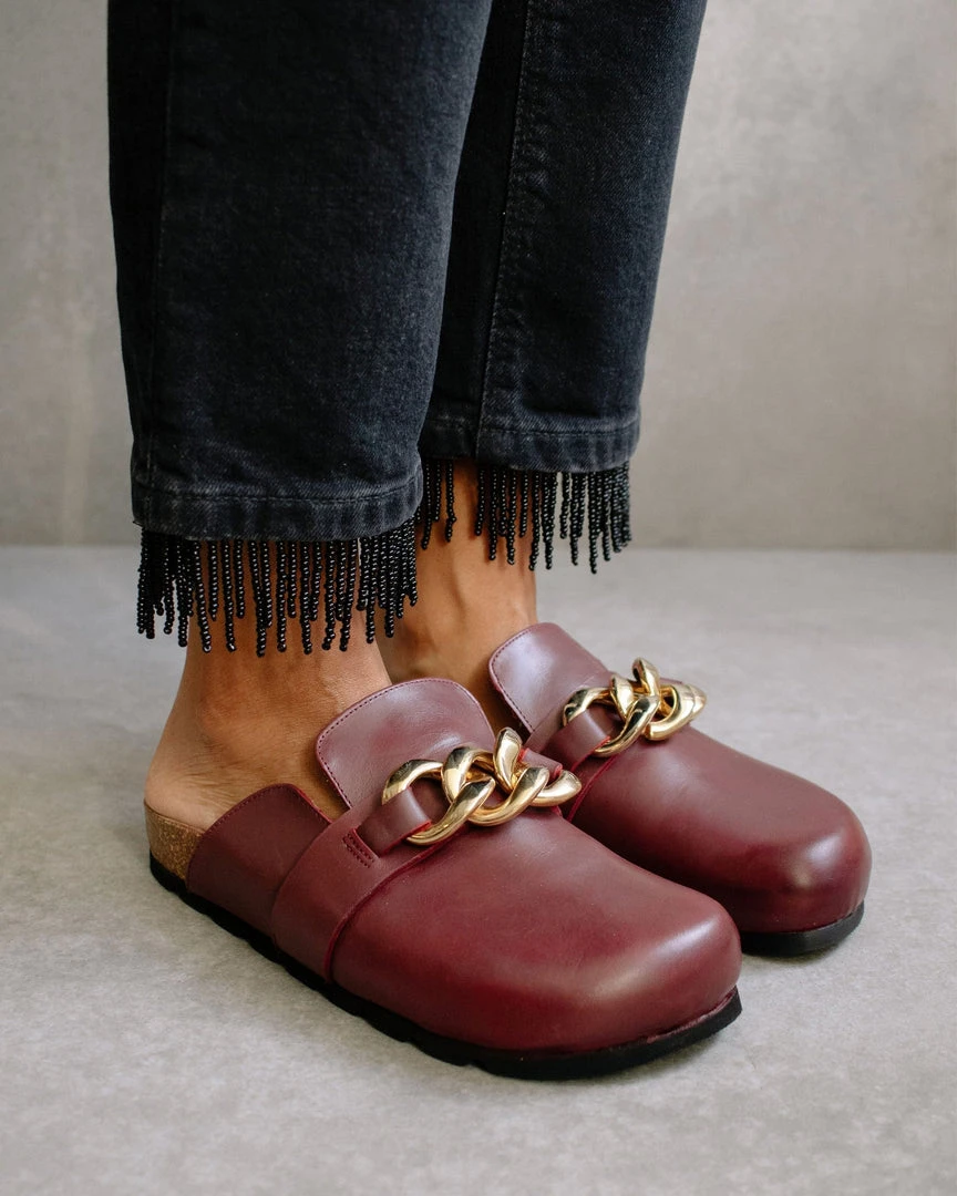 ALOHAS Shoes Fireside Chain Dark Burgundy 1 ALOHAS Shoes Fireside Chain Dark Burgundy