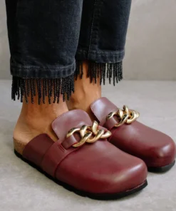 ALOHAS Shoes Fireside Chain Dark Burgundy 9 ALOHAS Shoes Fireside Chain Dark Burgundy