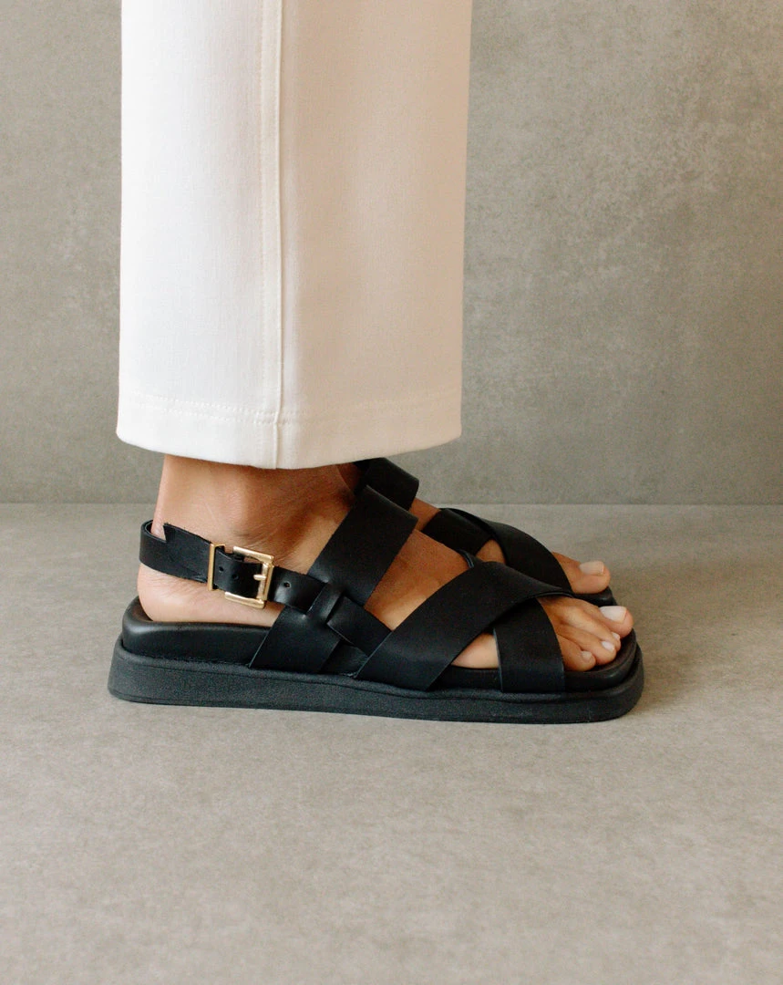 ALOHAS Shoes Flame Black 8 ALOHAS Shoes Flame Black