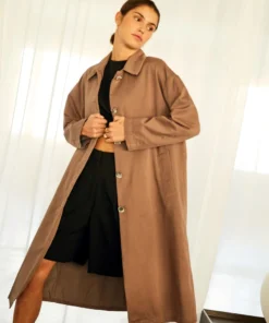 ALOHAS Flash Trench Coat Nutmeg Brown Clothing