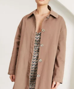 ALOHAS Flash Trench Coat Nutmeg Brown Clothing