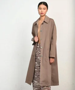 ALOHAS Flash Trench Coat Nutmeg Brown Clothing