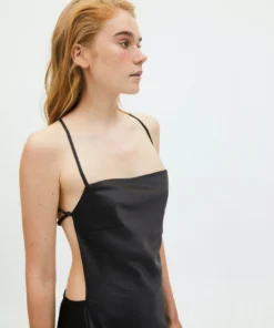 ALOHAS Fuzzy Dress Black