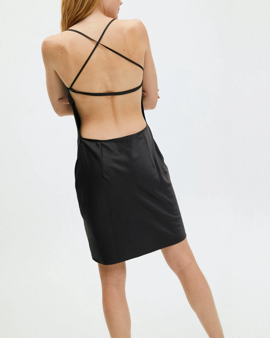 ALOHAS Fuzzy Dress Black 2 ALOHAS Fuzzy Dress Black