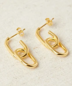 ALOHAS Gemini Earrings Gold Accessories