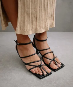 ALOHAS Ginza Black Sandal