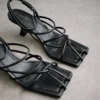ALOHAS Ginza Black Sandal