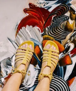 ALOHAS Shoes Giselle Light Mustard