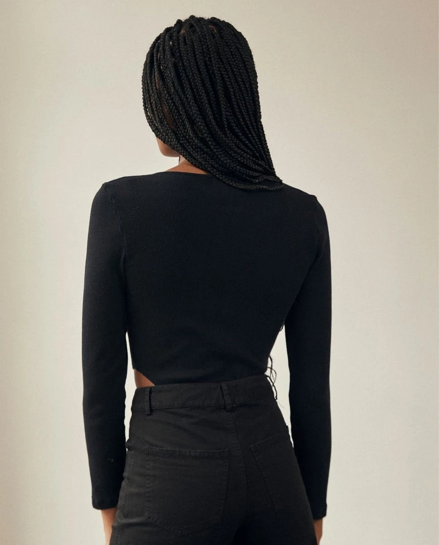 ALOHAS Glace Bodysuit Black 4 ALOHAS Glace Bodysuit Black