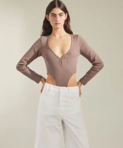 ALOHAS Glace Bodysuit Nutmeg Brown