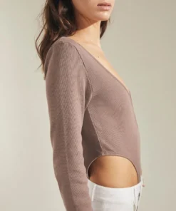 ALOHAS Glace Bodysuit Nutmeg Brown