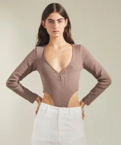 ALOHAS Glace Bodysuit Nutmeg Brown