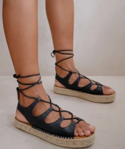 ALOHAS Shoes Gladiator Black 11 ALOHAS Shoes Gladiator Black