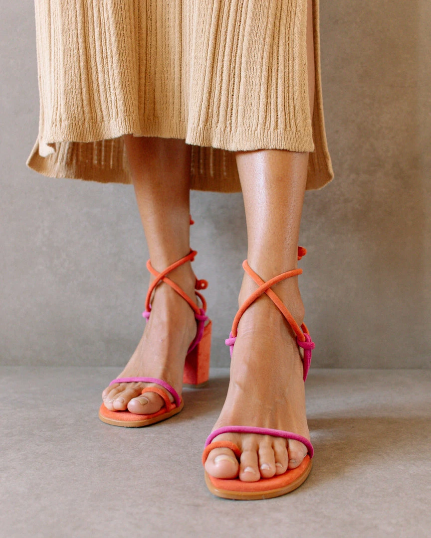 ALOHAS Shoes Grace Magenta Orange 2 ALOHAS Shoes Grace Magenta Orange